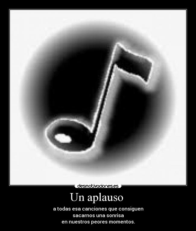 Un aplauso -
