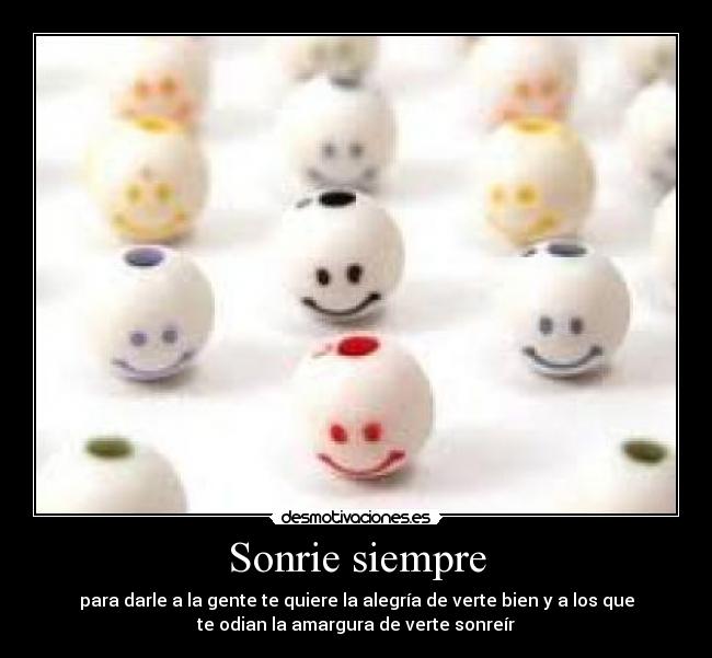 Sonrie siempre - 