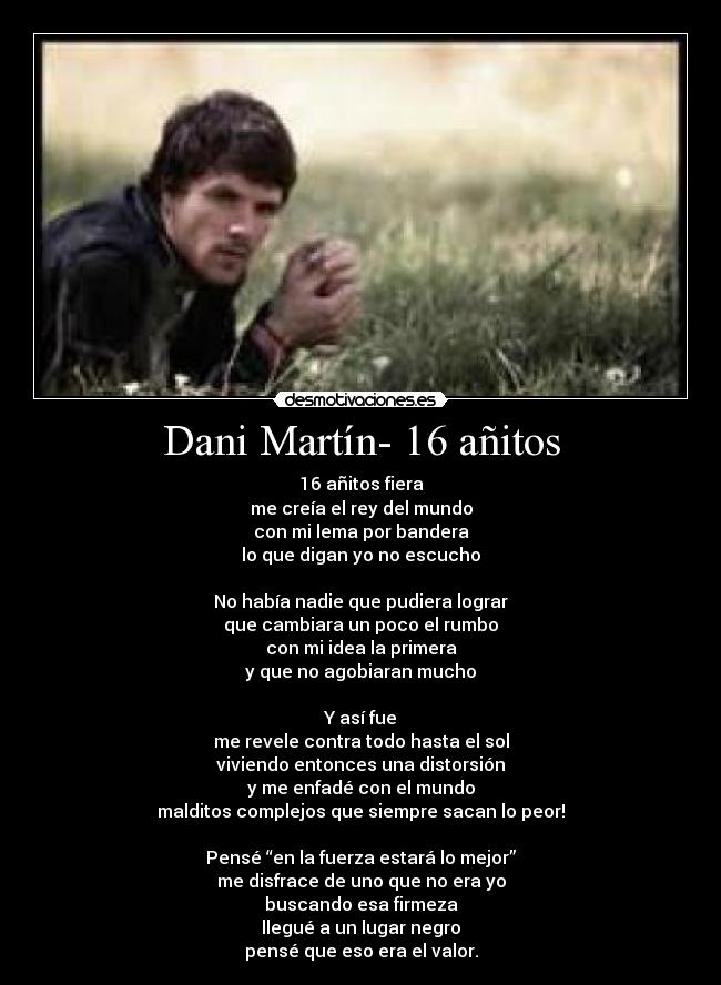 Dani Martín- 16 añitos - 
