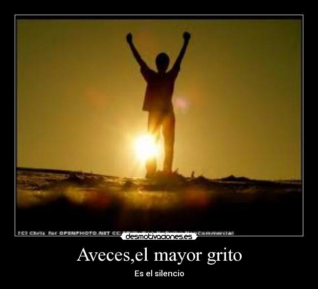 Aveces,el mayor grito - 