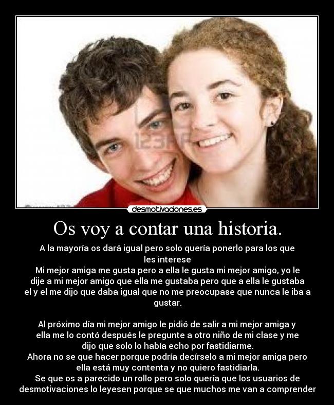 Os voy a contar una historia. - 