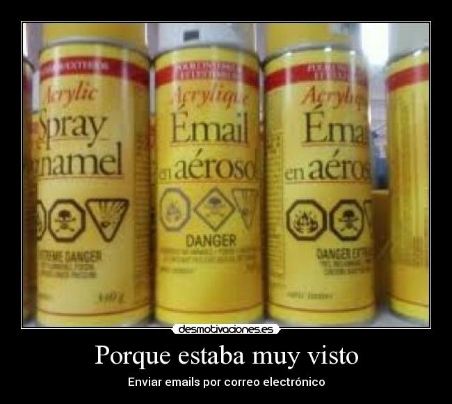 Porque estaba muy visto - Enviar emails por correo electrónico