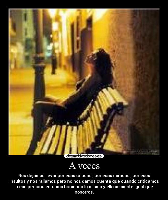 A veces -