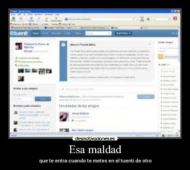 Esa maldad -