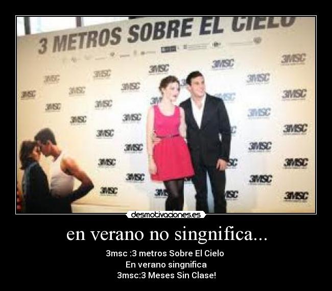 en verano no singnifica... - 