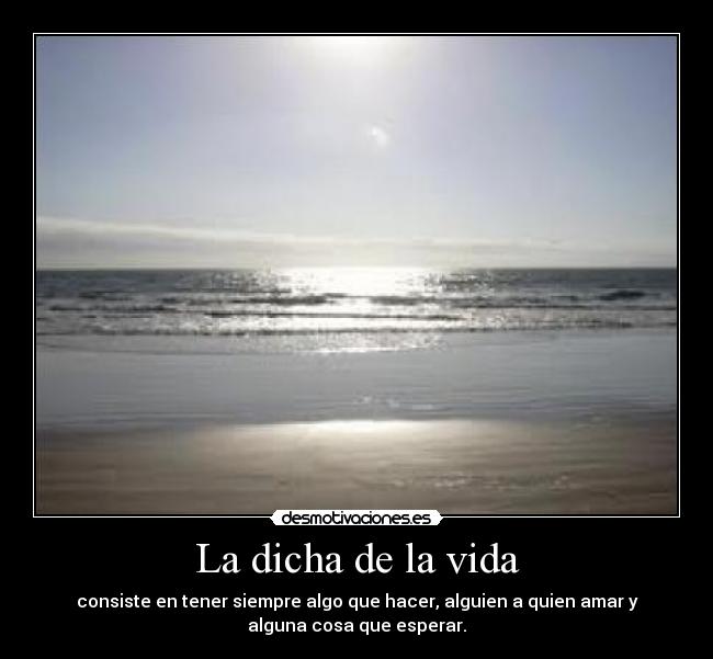 La dicha de la vida - 