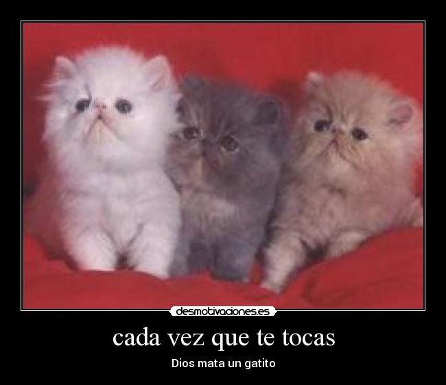 cada vez que te tocas -