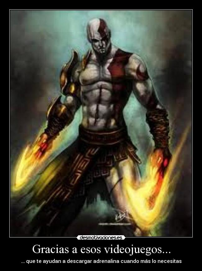 Gracias a esos videojuegos... - ... que te ayudan a descargar adrenalina cuando más lo necesitas