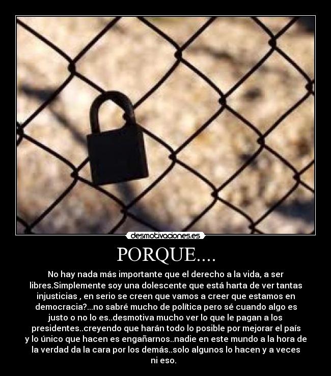 PORQUE.... - 