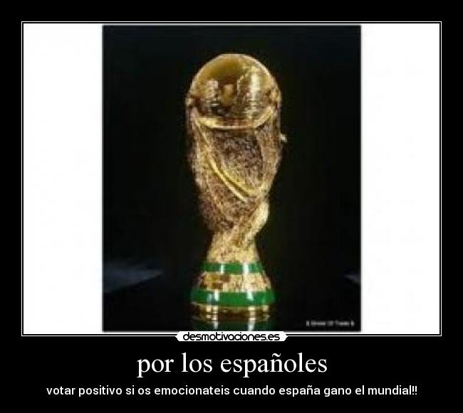 por los españoles -