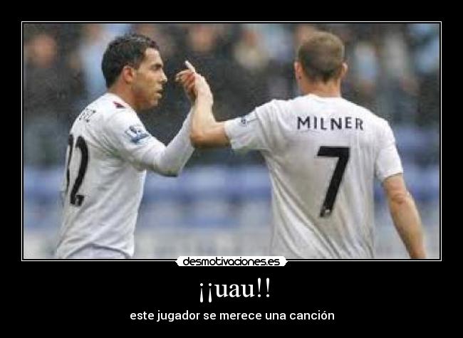 ¡¡uau!! - este jugador se merece una canción