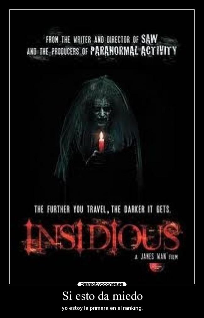 Si esto da miedo - yo estoy la primera en el ranking.