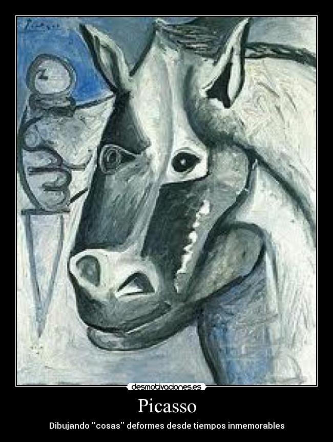 Picasso - Dibujando cosas deformes desde tiempos inmemorables