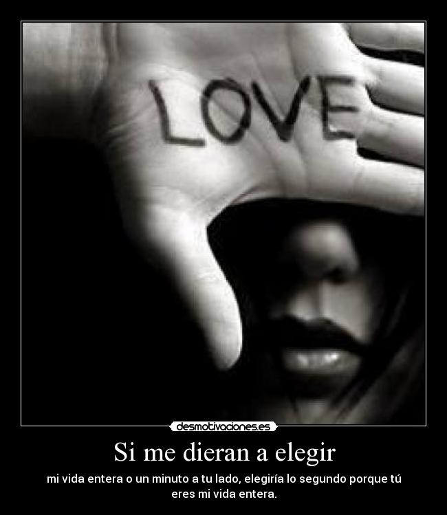 Si me dieran a elegir -