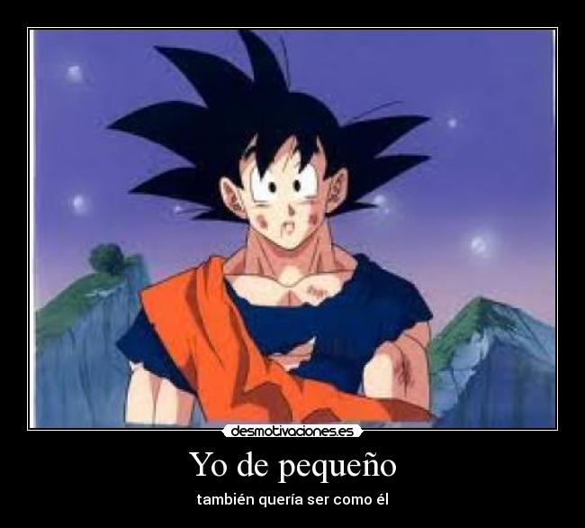 Yo de pequeño -