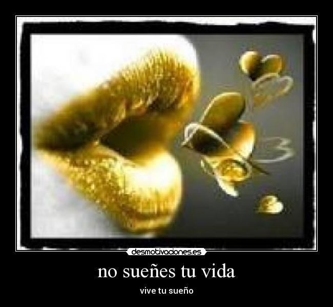 no sueñes tu vida -