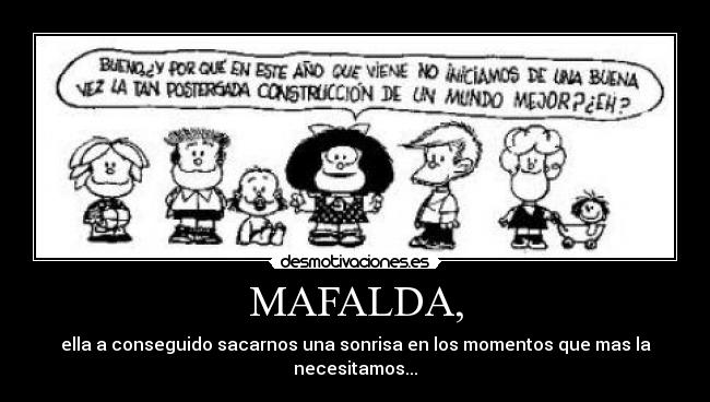 MAFALDA, - 