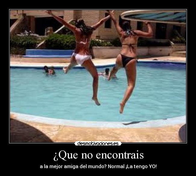 ¿Que no encontrais -