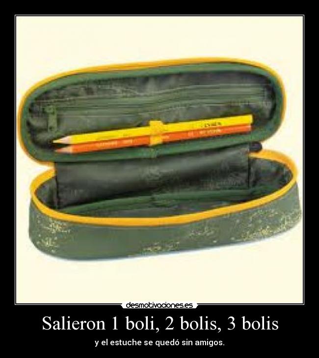 Salieron 1 boli, 2 bolis, 3 bolis - 