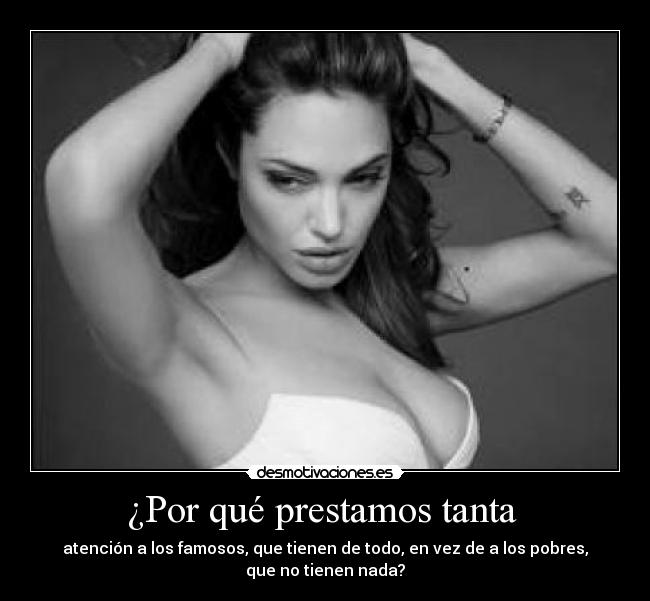 ¿Por qué prestamos tanta  - 