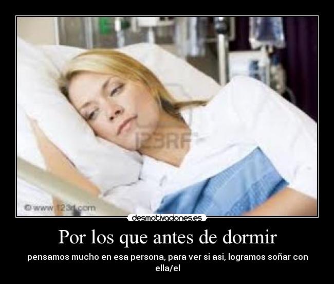 Por los que antes de dormir - 