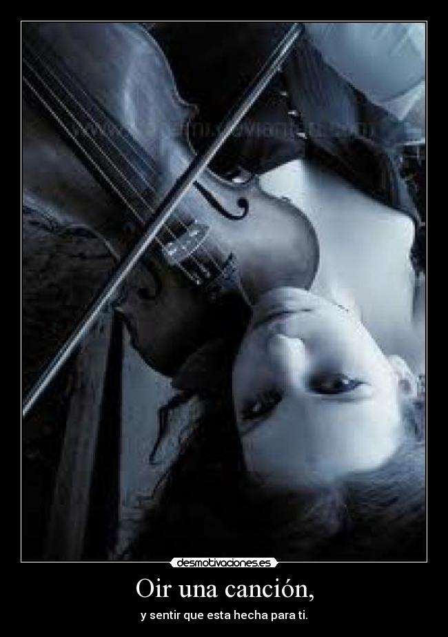 Oir una canción, -