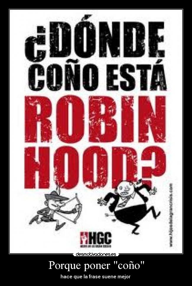 Porque poner coño -