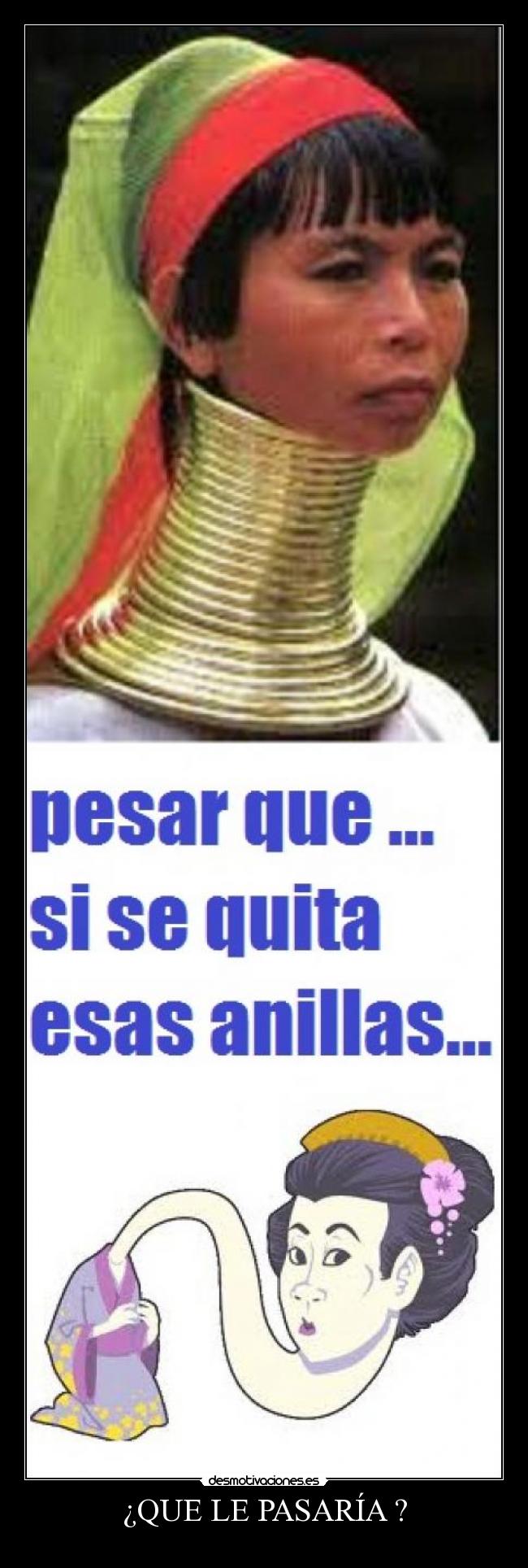 ¿QUE LE PASARÍA ? -