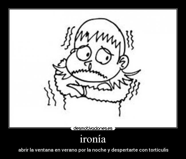ironía -