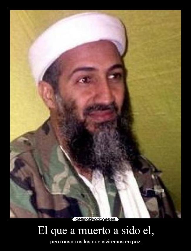 El que a muerto a sido el, - pero nosotros los que viviremos en paz.