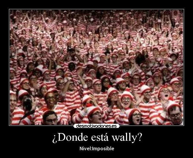 ¿Donde está wally? - Nivel:Imposible