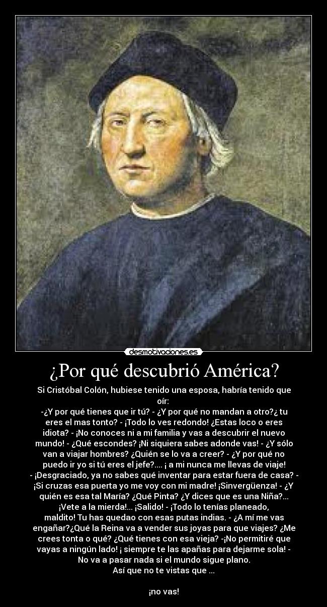 ¿Por qué descubrió América? - 
