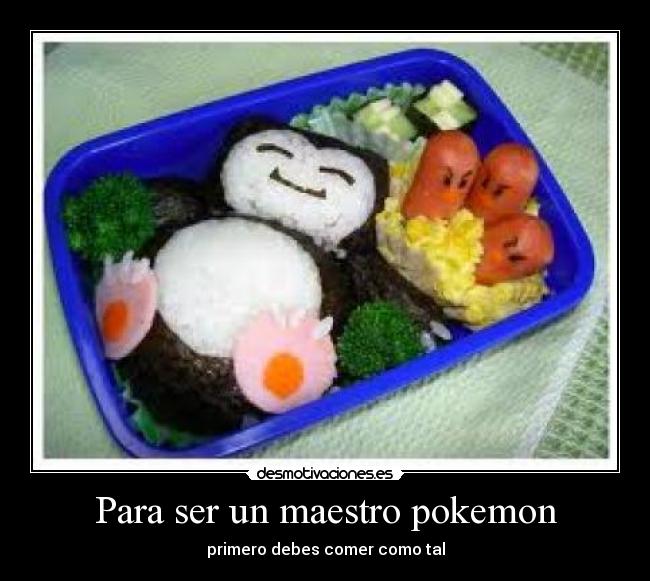 Para ser un maestro pokemon -