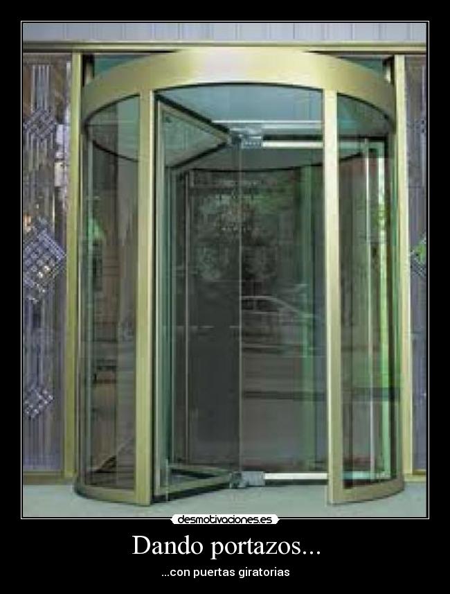 Dando portazos... -