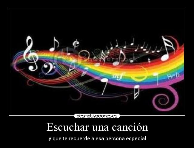 Escuchar una canción -