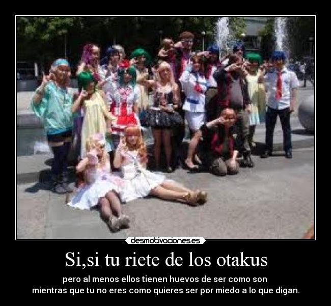 carteles otakus desmotivaciones