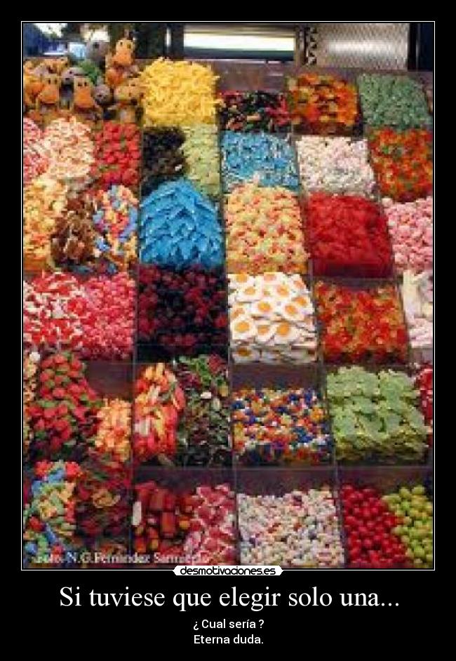 Si tuviese que elegir solo una... - 