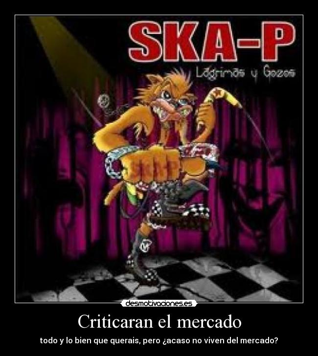 Criticaran el mercado -