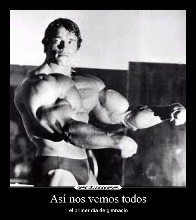 carteles gym fuerte desmotivaciones