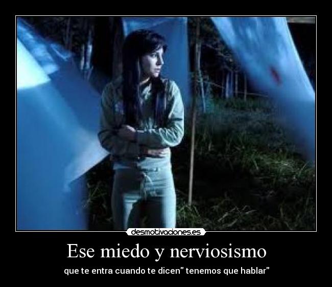 carteles miedo desamor desmotivaciones