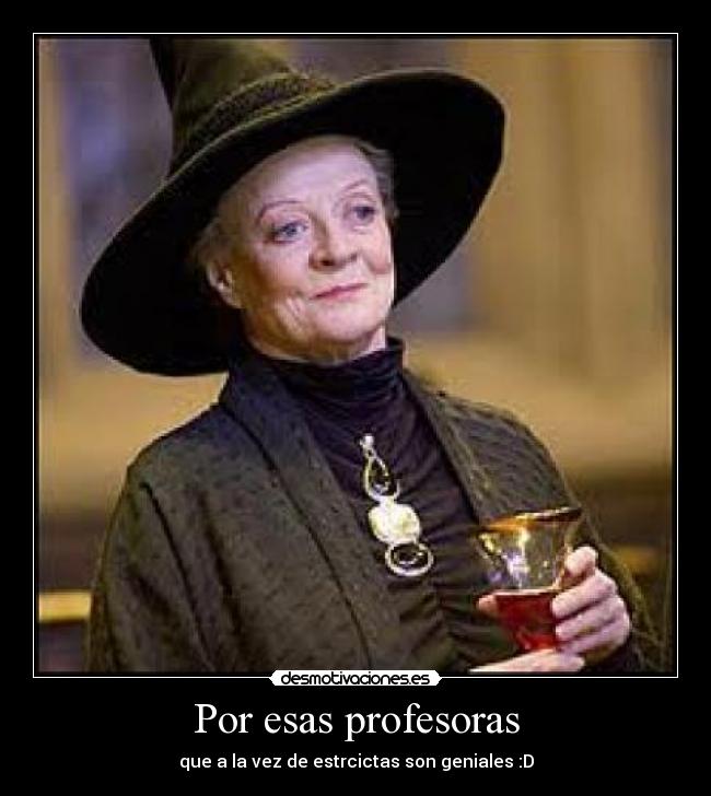 carteles minerva mcgonagall desmotivaciones