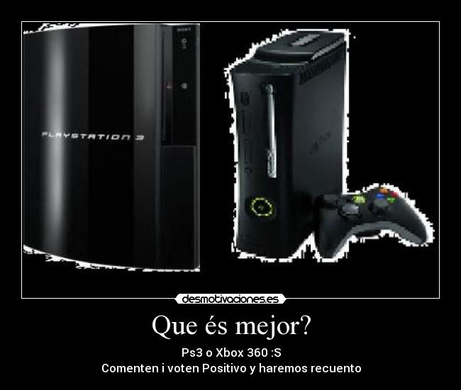 carteles ps3xbox360 desmotivaciones