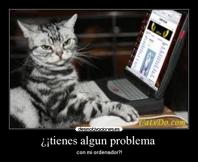 ¿¡tienes algun problema  - 