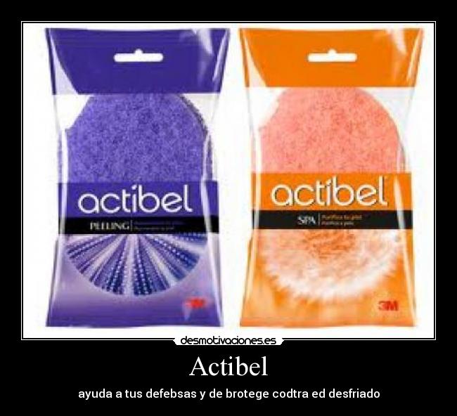 Actibel - ayuda a tus defebsas y de brotege codtra ed desfriado