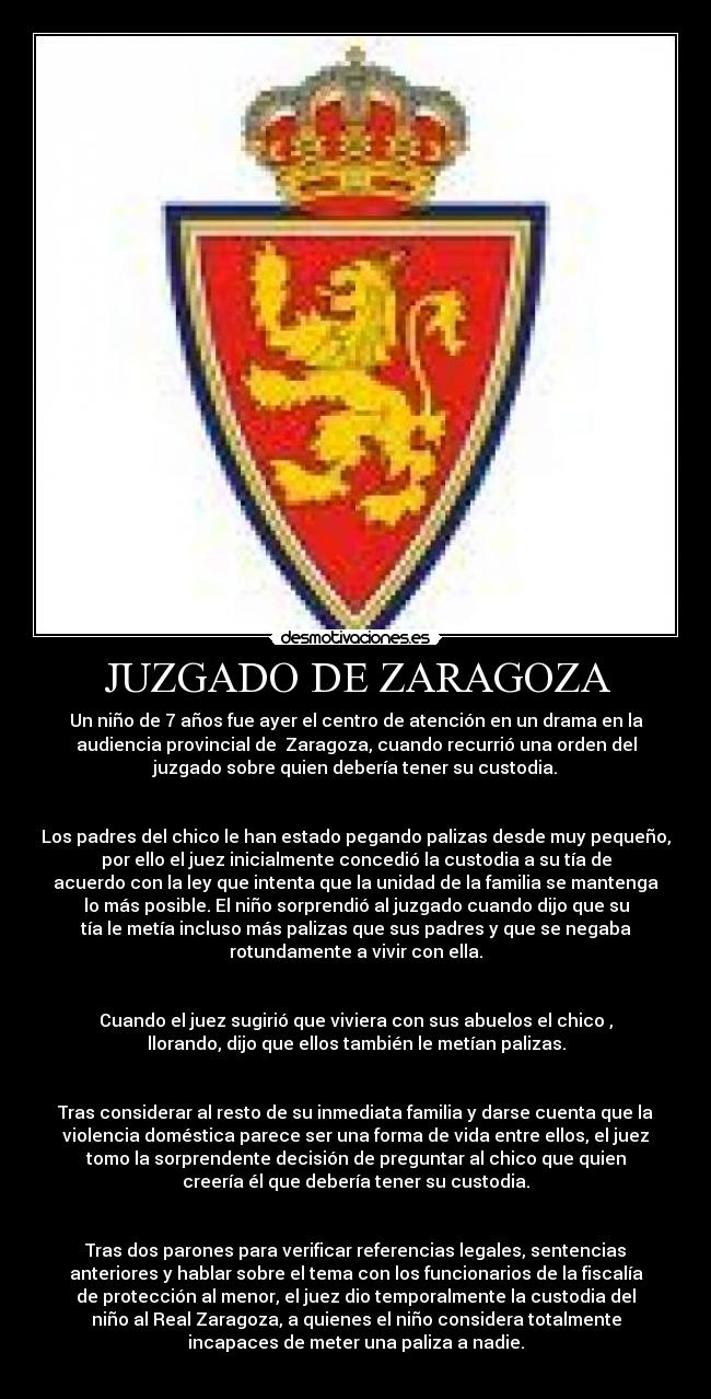 JUZGADO DE ZARAGOZA -