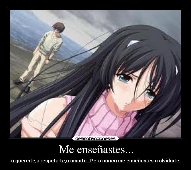 Me enseñastes... - 