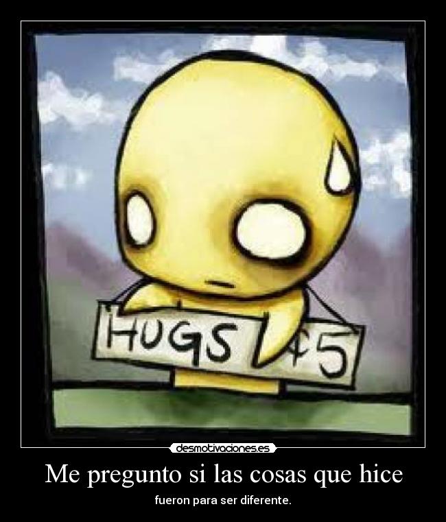 Me pregunto si las cosas que hice - 