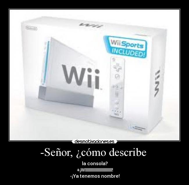 -Señor, ¿cómo describe -