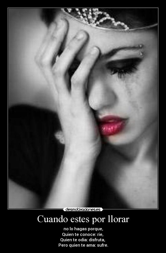 Cuando estes por llorar - 