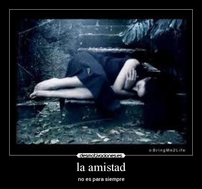 la amistad -